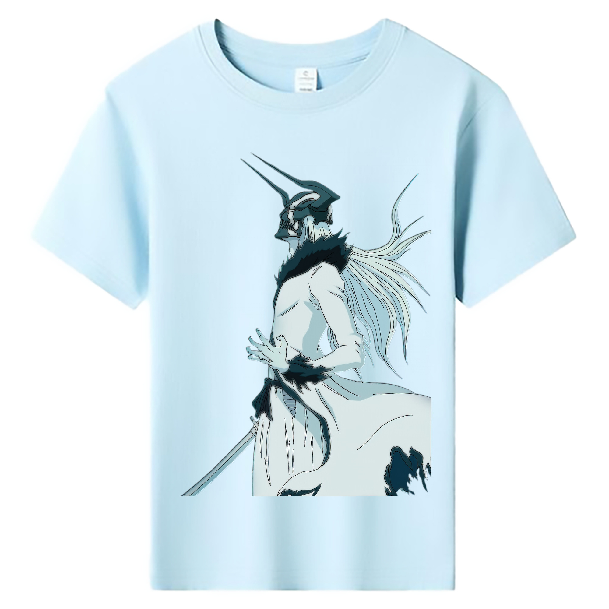 （画像用） ブリーチ 黒崎一護（くろさき いちご）BLEACH Kurosaki Ichigo 綿100％キッズTシャツ（フロントプリント）
